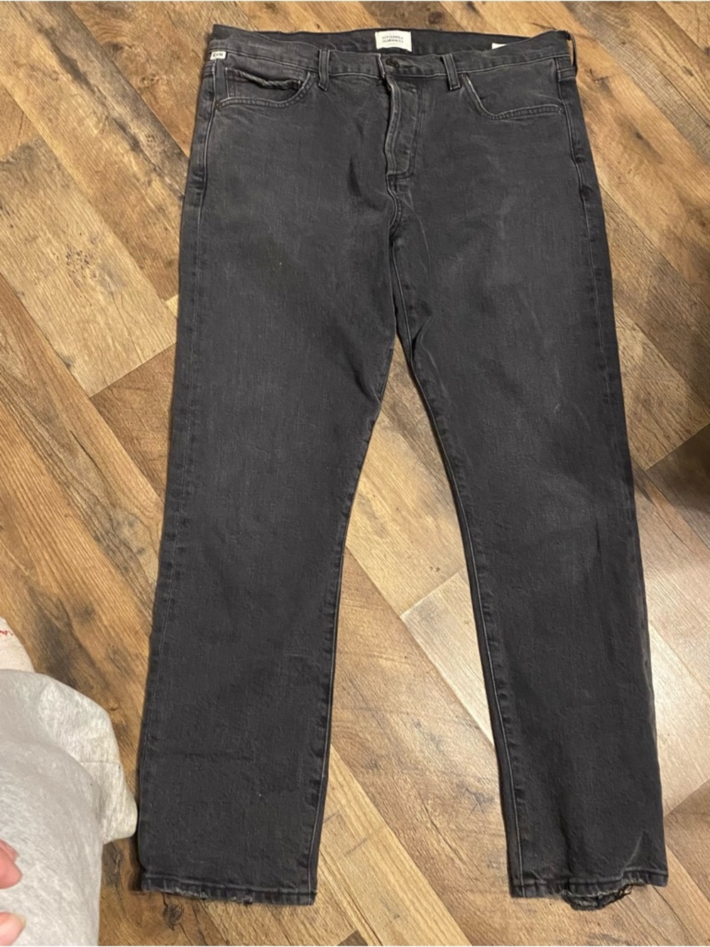 Citizens Of Humanity Straight Black Jeans